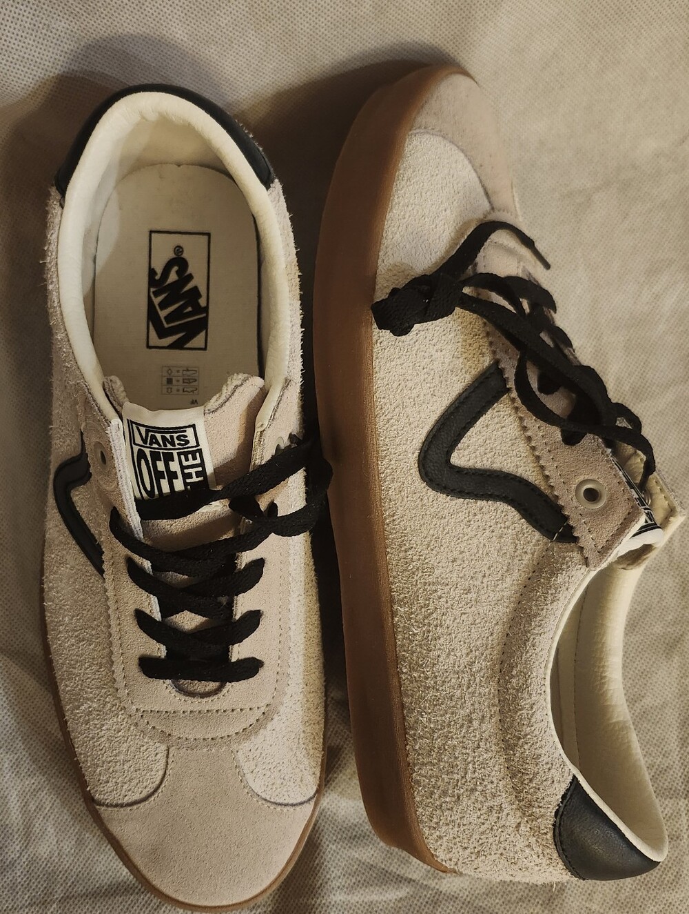Vans Off The Wall Unisex Sport Low Shoes With V Sidestripe Sz M11.5 W13